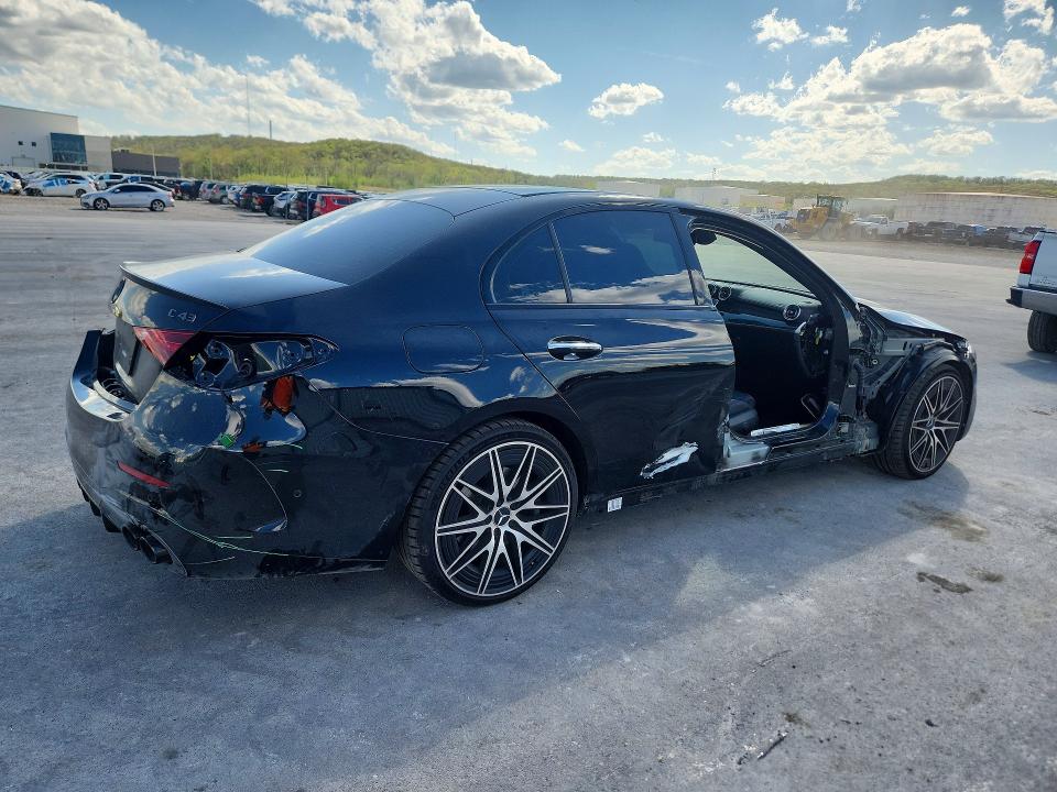 2024 Mercedes-benz C-klasse VIN W1KAF8HB9RR186840 COPART salvage auction — SIDE, OK, sold $19,900 on 2026-07-22 (photo 3)