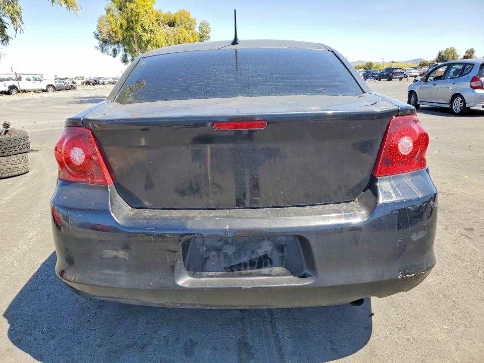 2014 Dodge Avenger VIN 1C3CDZABXEN115919 COPART salvage auction — FRONT END, Ca - Salvage Certificate, sold $600 on 2026-07-08 (photo 6)