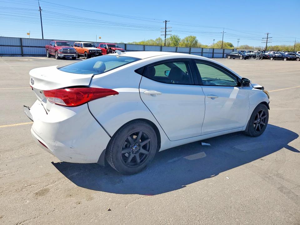2013 Hyundai Elantra VIN 5NPDH4AE3DH430934 COPART salvage auction — FRONT END, ID - SALVAGE CERTIFICATE OF TITLE, sold $350 on 2026-07-02 (photo 3)