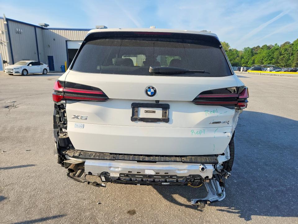 2025 BMW X5 VIN 5UX23EU00S9X63706 COPART salvage auction — REAR END, Nc - Salvage Certificate Of Title, sold $46,250 on 2026-07-23 (photo 6)