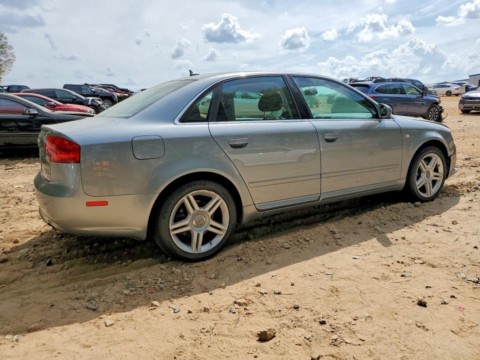 2008 Audi A4 VIN WAUDF78E68A035248 COPART salvage auction — FRONT END, Ga - Bill Of Sale - Parts Only, sold $250 on 2026-07-31 (photo 3)