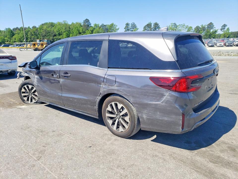 2025 Honda Odyssey VIN 5FNRL6H63SB089948 COPART salvage auction — FRONT END, Nc - Salvage Certificate Of Title, sold $6,000 on 2026-07-14 (photo 2)