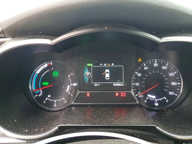 2015 Kia Optima hybrid VIN KNAGM4AD2F5081622 COPART salvage auction — FRONT END, Md - Cert Of Salvage > 75% Damage, sold $875 on 2026-07-02 (photo 9)