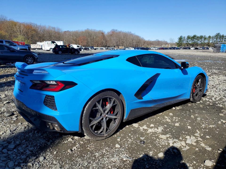 2021 Chevrolet Corvette VIN 1G1YC2D48M5120908 COPART salvage auction — SIDE, NJ, sold $27,250 on 2026-07-29 (photo 3)
