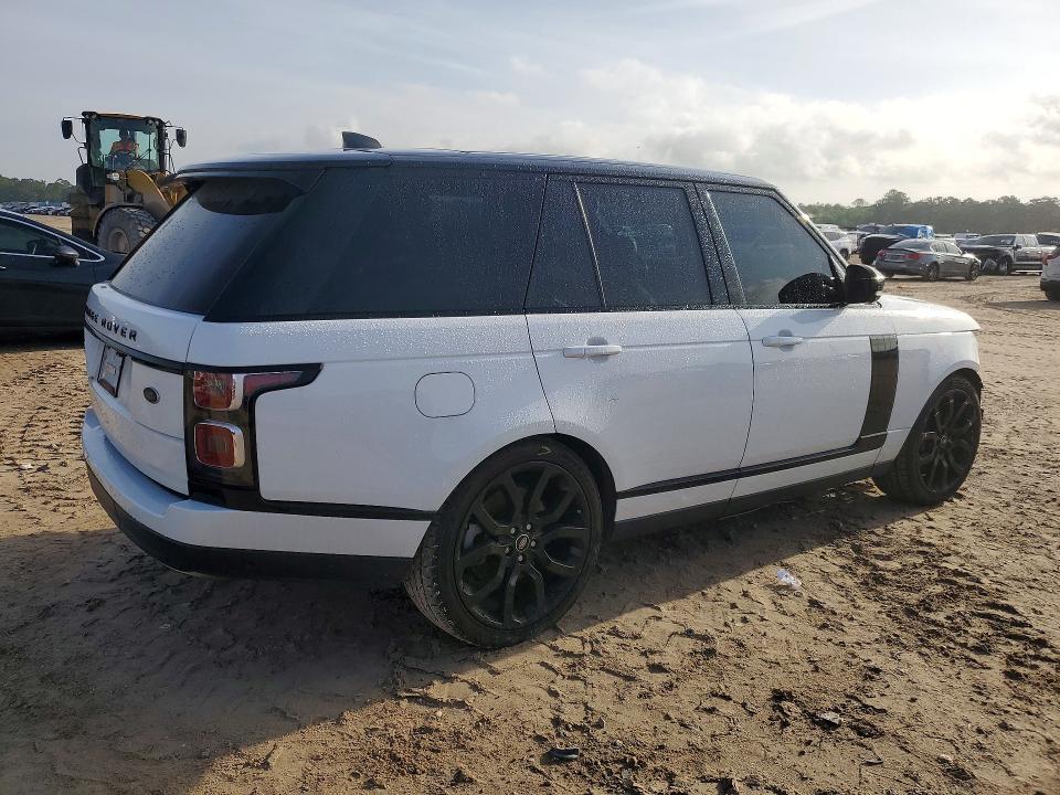 2021 Land rover RANGE ROVER VIN SALGS2RU4MA453556 COPART salvage auction — FRONT END, Tx - Salvage Vehicle Title, sold $23,200 on 2026-07-17 (photo 3)