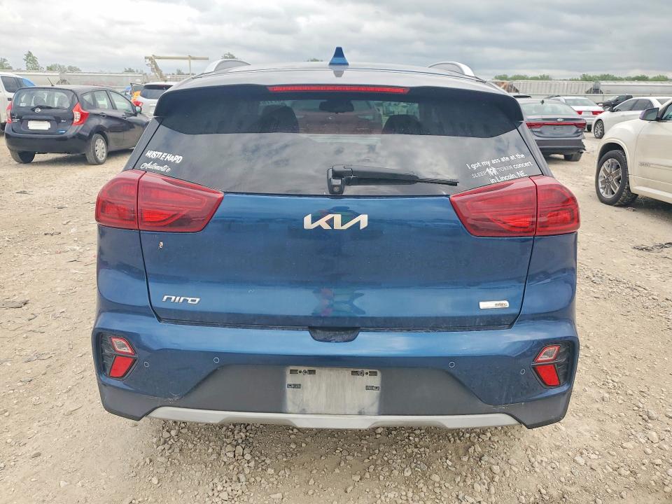 2022 Kia Niro VIN KNDCE3LC7N5495748 COPART salvage auction — HAIL, Ks - Cert Of Title-Salvage, sold $7,100 on 2026-07-09 (photo 6)