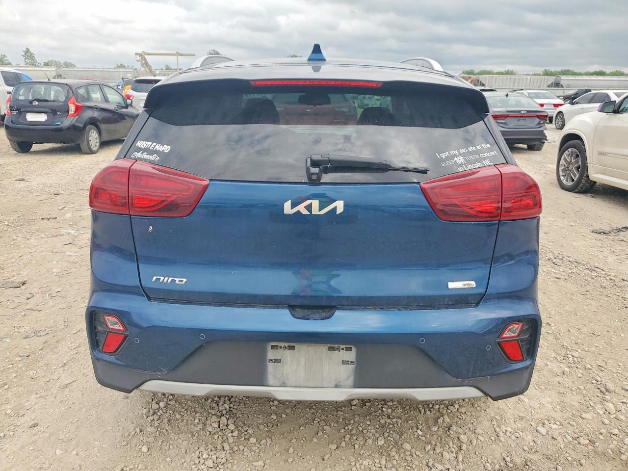 2022 Kia Niro VIN KNDCE3LC7N5495748 COPART salvage auction — Hail, KS - CERT OF TITLE-SALVAGE, sold $7,100 on 2026-07-07 (photo 6)