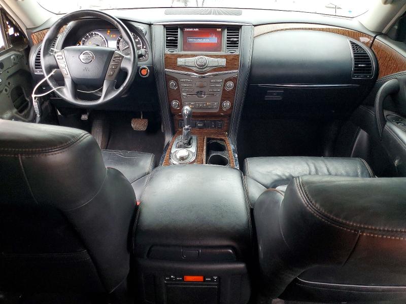 2017 Nissan Armada VIN JN8AY2NC6H9502700 COPART salvage auction — FRONT END, Tx - Salvage Vehicle Title, sold $1,050 on 2026-07-23 (photo 8)