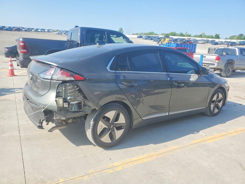 2021 Hyundai Ioniq VIN KMHC85LCXMU248338 COPART salvage auction — REAR END, Ky - Cert Of Title-Salvage, sold $4,100 on 2026-07-23 (photo 3)