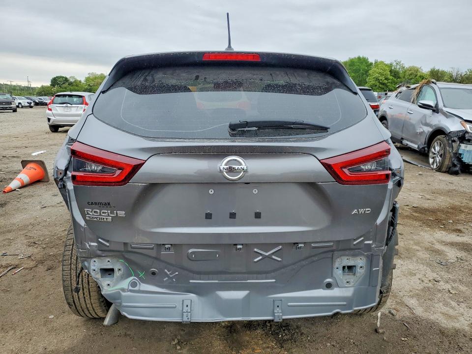 2022 Nissan Rogue VIN JN1BJ1AW7NW683143 COPART salvage auction — REAR END, Md - Cert Of Salvage > 75% Damage, sold $5,600 on 2026-07-14 (photo 6)