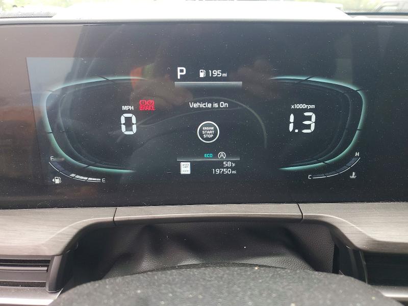 2024 Kia Telluride VIN 5XYP3DGC7RG550204 COPART salvage auction — HAIL, OH - CERT OF TITLE-SALVAGE, sold $22,400 on 2026-07-02 (photo 9)