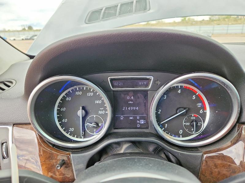 2012 Mercedes-benz Ml-class VIN 4JGDA2EB8CA017322 COPART salvage auction — MINOR DENT/SCRATCHES, NM - CERTIFICATE OF TITLE, sold $300 on 2026-07-29 (photo 9)
