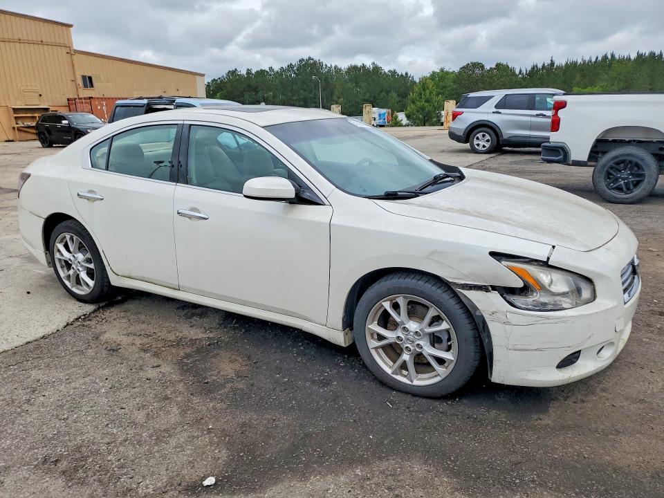 2013 Nissan Maxima VIN 1N4AA5AP8DC833680 COPART salvage auction — FRONT END, Sc - Cert Of Title-Salvage, sold $1,650 on 2026-07-03 (photo 4)