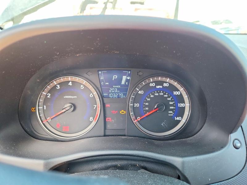 2012 Hyundai Accent VIN KMHCU5AEXDU061424 COPART salvage auction — FRONT END, Nm - Cert Of Title-Salvage, sold $725 on 2026-07-13 (photo 9)