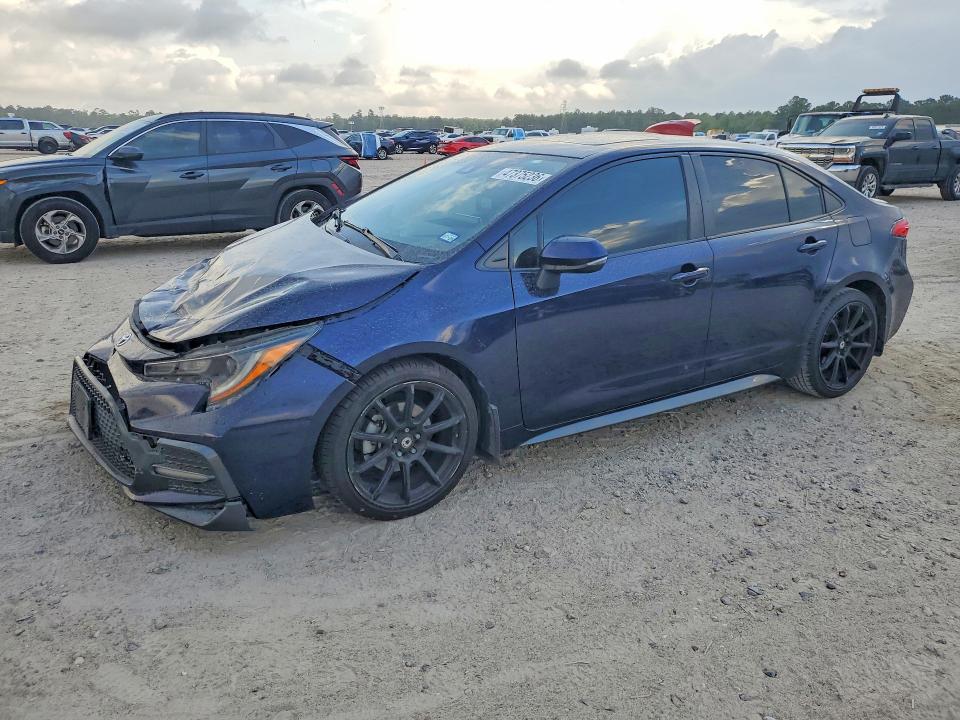 2021 Toyota Corolla VIN JTDP4MCE8MJ055040 COPART salvage auction — FRONT END, Id - Salvage Certificate Of Title, sold $5,400 on 2026-07-10 (photo 1)