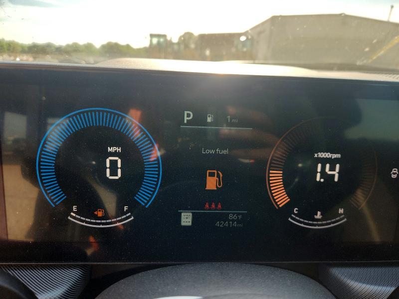 2024 Hyundai Sonata VIN KMHL64JA3RA413107 COPART salvage auction — HAIL, Al - Cert Of Title-Salvage Title, sold $8,400 on 2026-07-22 (photo 9)