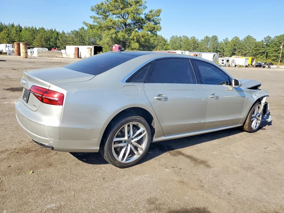 2017 Audi A8 VIN WAU44AFD3HN018719 COPART salvage auction — FRONT END, Sc - Cert Of Title-Salvage, sold $600 on 2026-07-24 (photo 3)