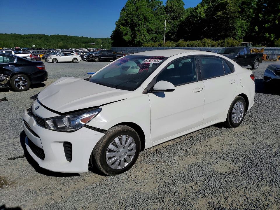 2020 Kia Rio VIN 3KPA24ADXLE313821 COPART salvage auction — FRONT END, NC - SALVAGE CERTIFICATE OF TITLE, sold $2,250 on 2026-07-02 (photo 1)