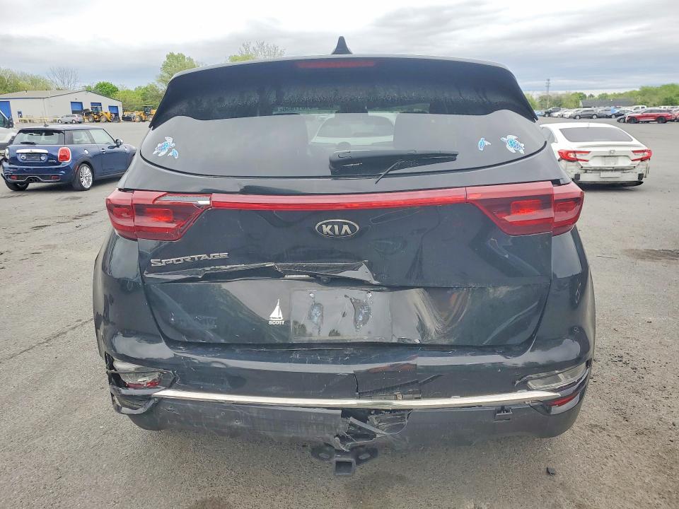 2020 Kia Sportage VIN KNDPM3AC2L7702779 COPART salvage auction — REAR END, Id - Salvage Certificate Of Title, sold $4,050 on 2026-07-30 (photo 6)