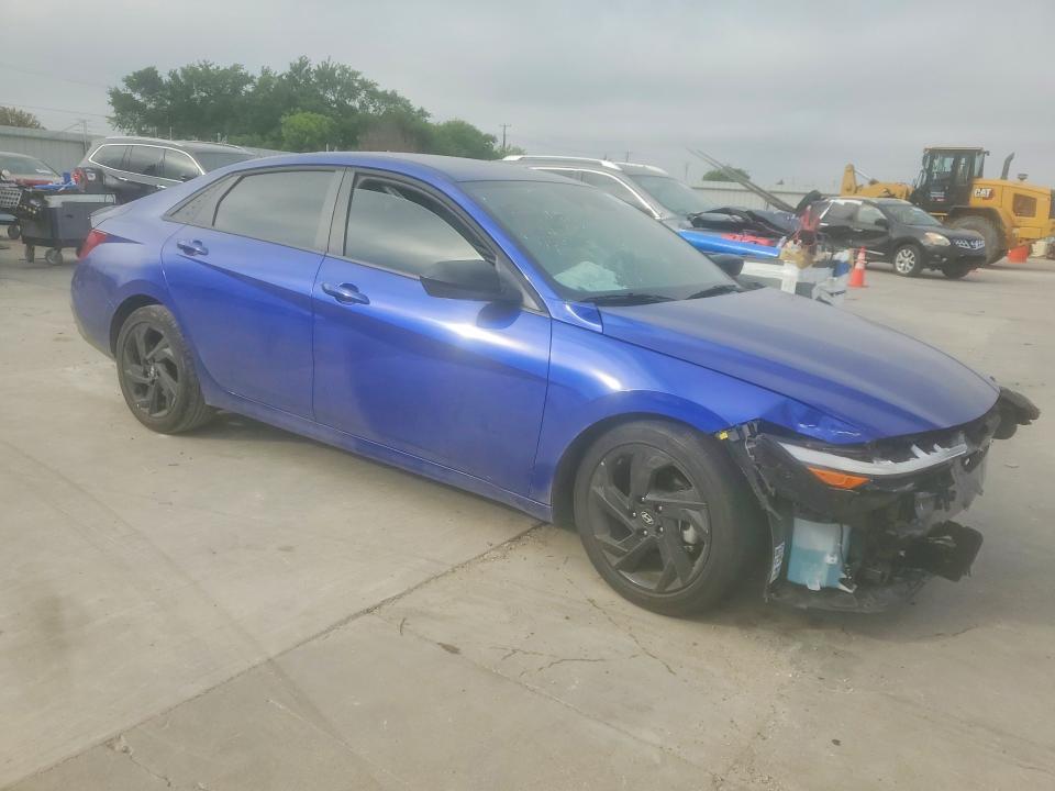 2026 Hyundai Elantra VIN KMHLM4DG4TU156227 COPART salvage auction — FRONT END, Tx - Salvage Vehicle Title, sold $4,650 on 2026-07-02 (photo 4)