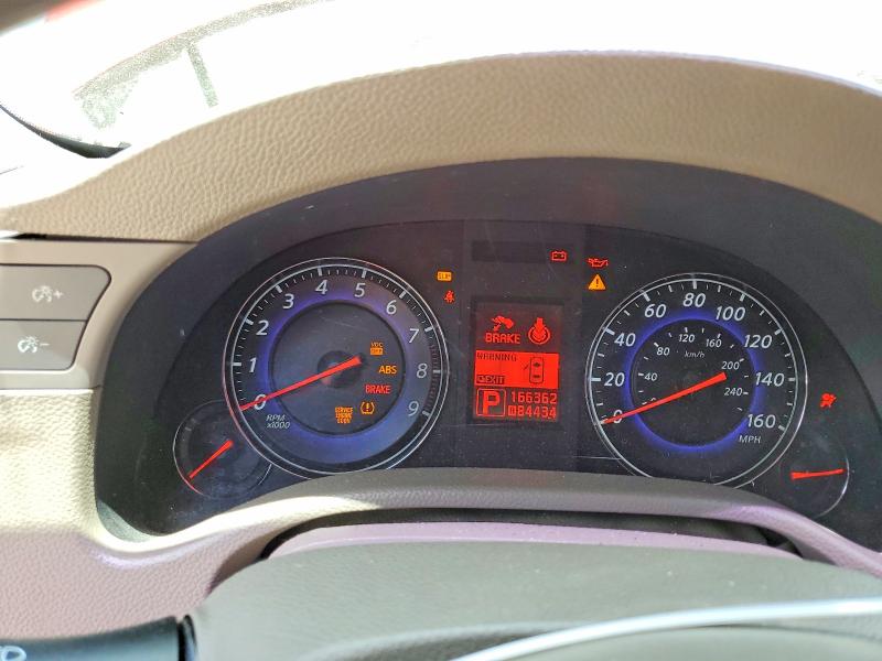2009 Infiniti G37 VIN JNKCV61E89M311403 COPART salvage auction — FRONT END, FL - CERT OF TTL-REBUILT&SLVG RBLD, sold $375 on 2026-07-10 (photo 9)