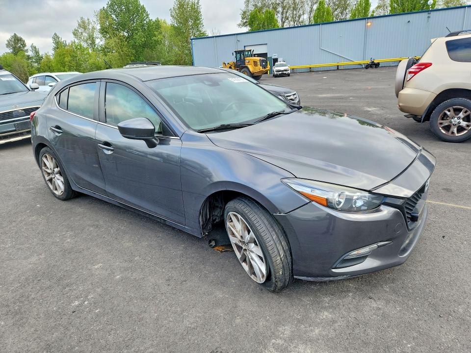 2017 Mazda 3 VIN JM1BN1L70H1103613 COPART salvage auction — FRONT END, Or - Salvage Title Certificate, sold $125 on 2026-07-29 (photo 4)