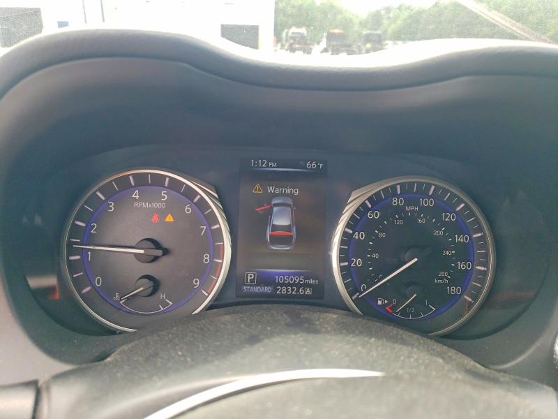 2014 Infiniti Q50 VIN JN1BV7AR8EM698229 COPART salvage auction — FRONT END, Nc - Salvage Certificate Of Title, sold $3,050 on 2026-07-02 (photo 9)