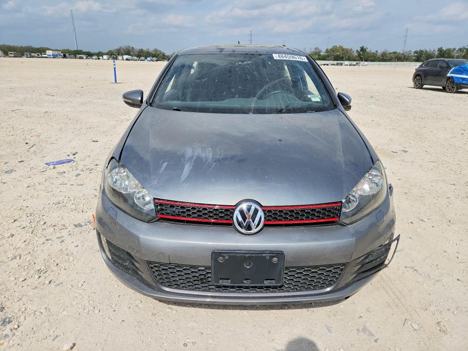 2012 Volkswagen Gti VIN WVWFD7AJ8CW135856 COPART salvage auction — REAR END, Tx - Certificate Of Title, sold $100 on 2026-08-13 (photo 5)