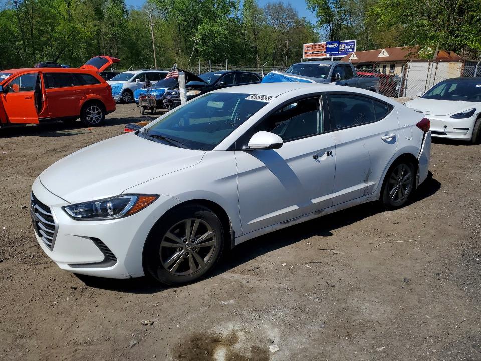 2017 Hyundai VIN 5NPD84LF5HH194198 COPART salvage auction — VANDALISM, Md - Parts Only-No Title Letter, sold $650 on 2026-07-02 (photo 1)