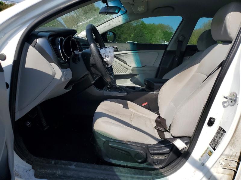 2013 Kia Optima VIN 5XXGM4A72DG234036 COPART salvage auction — FRONT END, Ar - Cert Of Title-Salvage, sold $675 on 2026-07-27 (photo 7)