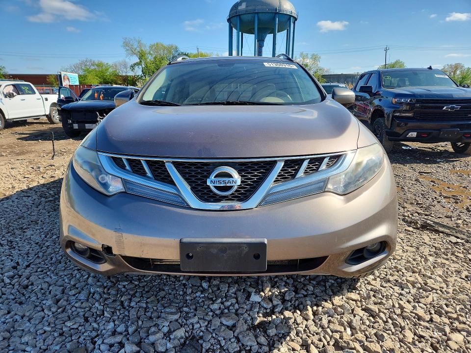 2011 Nissan Murano VIN JN8AZ1MWXBW151138 COPART salvage auction — SIDE, Il - Salvage Certificate, sold $475 on 2026-07-22 (photo 5)