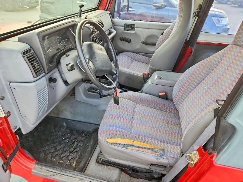 1998 Jeep Wrangler / VIN 1J4FY29P6WP783107 COPART salvage auction — NORMAL WEAR, TX - CERTIFICATE OF TITLE, sold $2,600 on 2026-07-09 (photo 7)
