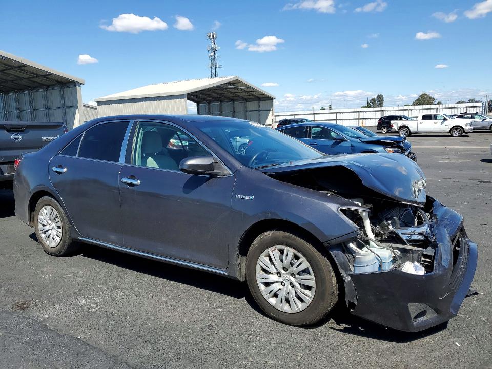 2013 Toyota Camry hybrid VIN 4T1BD1FK3DU096387 COPART salvage auction — FRONT END, Ca - Salvage Certificate, sold $1,150 on 2026-07-02 (photo 4)
