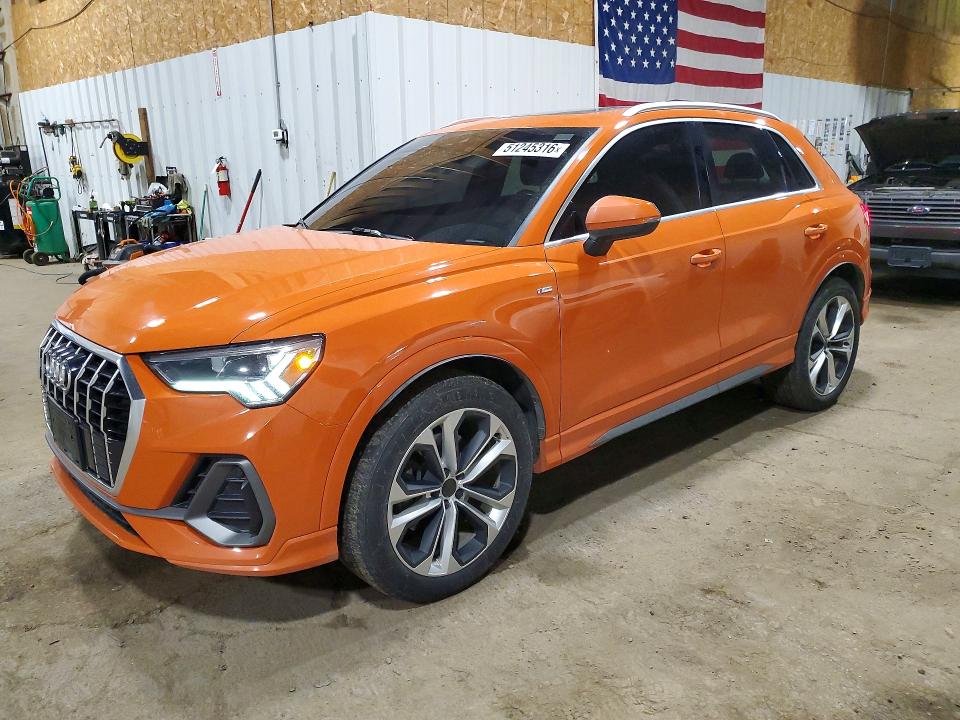 2019 Audi Q3 VIN WA1EECF38K1087034 — COPART salvage auction photo