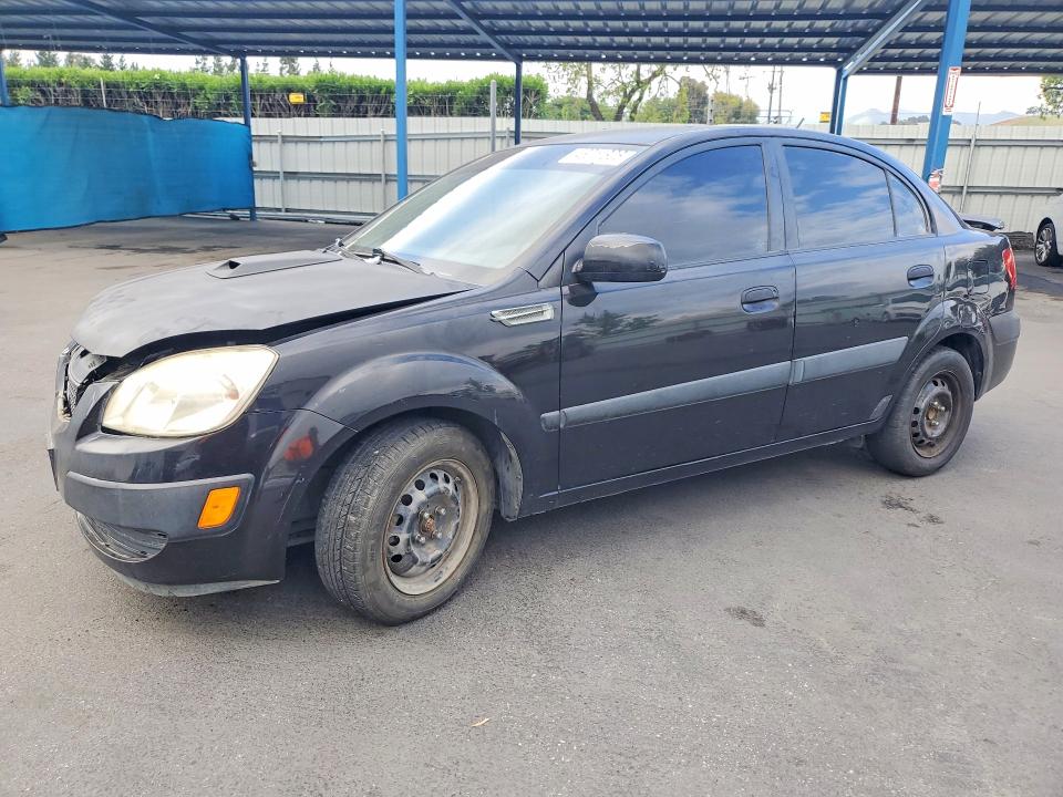 2008 Kia Rio VIN KNADE123286304646 COPART salvage auction — FRONT END, Ca - Salvage Certificate, sold $50 on 2026-07-14 (photo 1)