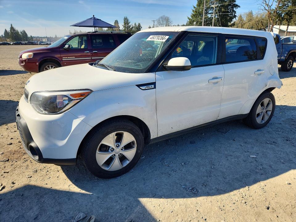 2016 Kia Soul VIN KNDJN2A26G7277738 COPART salvage auction — REAR END, Wa - Bill Of Sale, sold $675 on 2026-07-17 (photo 1)
