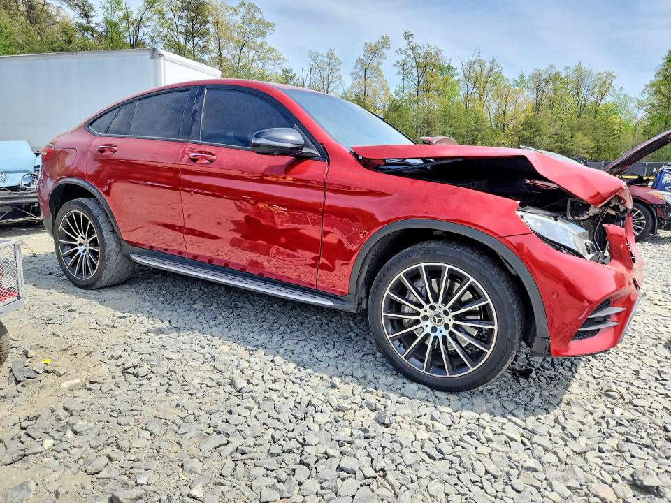 2019 Mercedes-benz Glc VIN WDC0J4KB3KF658845 COPART salvage auction — FRONT END, Md - Cert Of Salvage > 75% Damage, sold $9,200 on 2026-07-24 (photo 4)