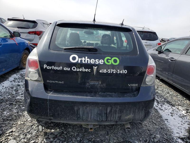2009 Pontiac Vibe VIN 5Y2SP67069Z414244 COPART salvage auction — FRONT END, Qc - Gravement Accidente, sold $475 on 2026-07-14 (photo 6)