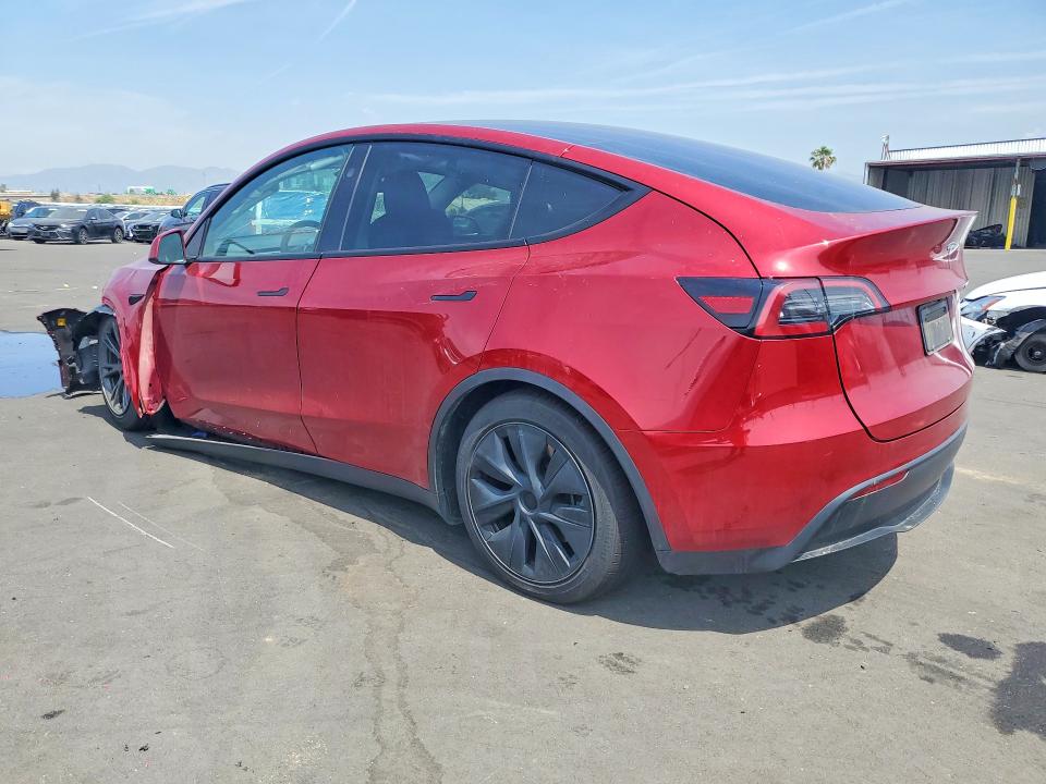 2024 Tesla Model y VIN 7SAYGDED2RF210957 COPART salvage auction — FRONT END, Ca - Salvage Certificate, sold $6,700 on 2026-07-27 (photo 2)