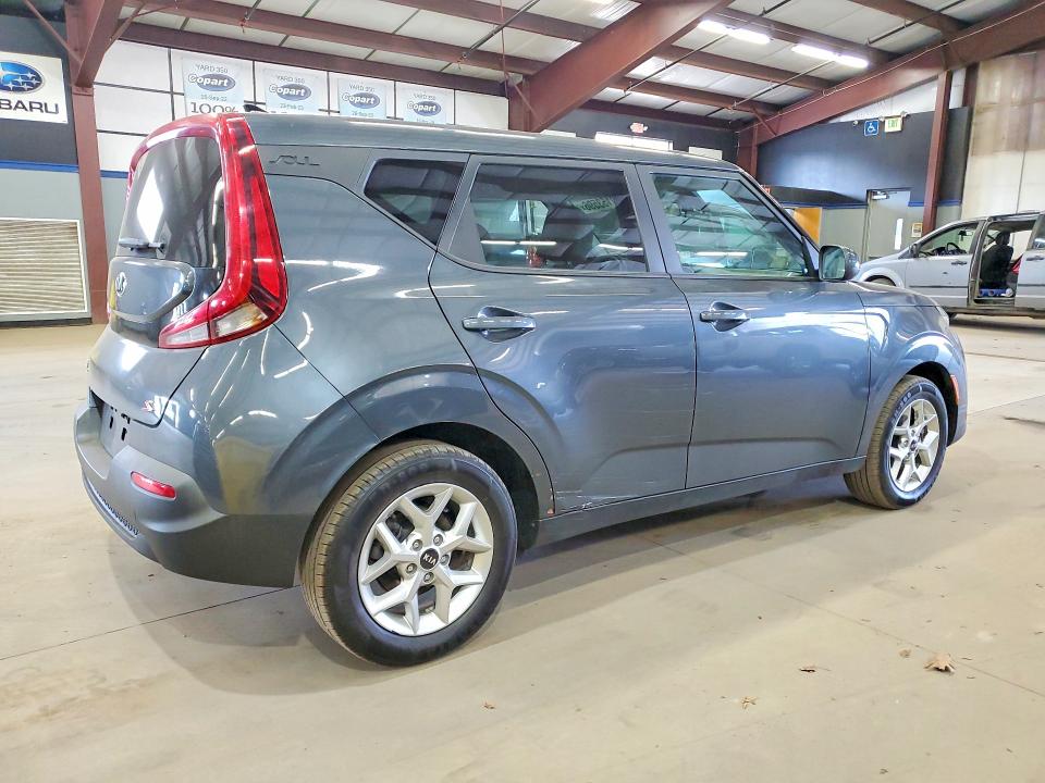 2020 Kia Soul VIN KNDJ23AUXL7717230 COPART salvage auction — REAR END, Va - Certificate Of Title, sold $4,000 on 2026-07-16 (photo 3)