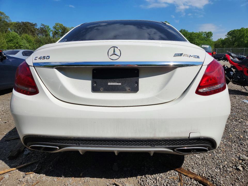 2016 Mercedes-benz C-klasse amg VIN 55SWF6EB3GU142035 COPART salvage auction — ALL OVER, Md - Cert Of Salvage > 75% Damage, sold $7,100 on 2026-07-17 (photo 6)