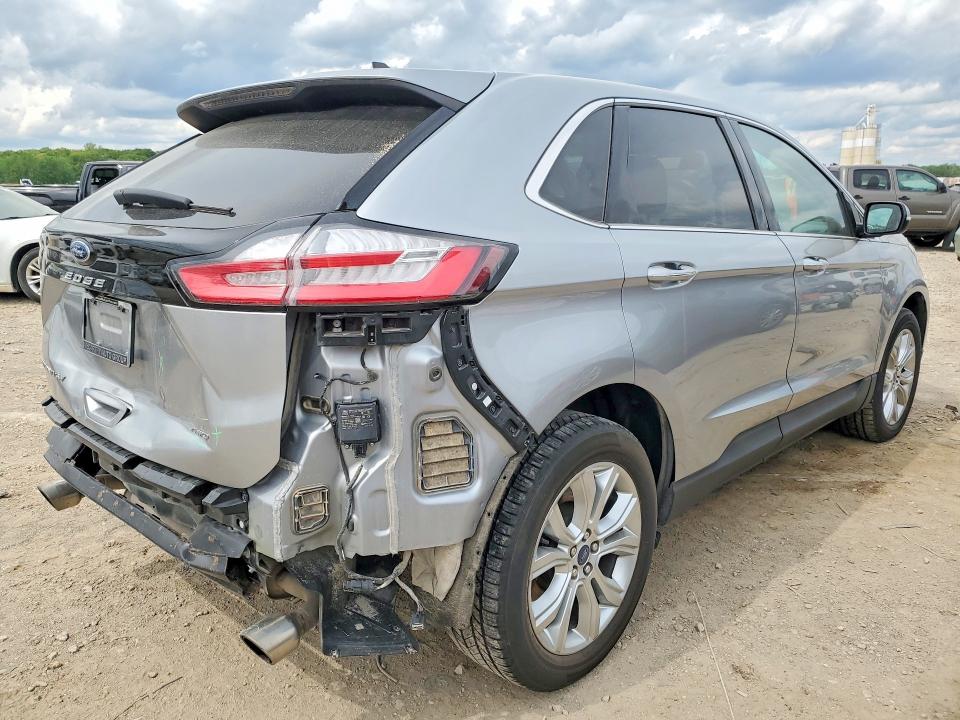 2022 Ford Edge VIN 2FMPK4K94NBA09636 COPART salvage auction — REAR END, Ks - Cert Of Title-Salvage, sold $5,000 on 2026-07-09 (photo 3)