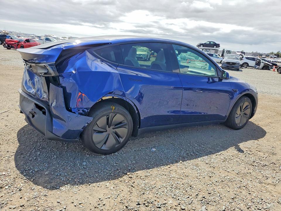 2026 Tesla Model y VIN 7SAYGDEE2TF609237 COPART salvage auction — REAR END, Ca - Salvage Certificate, sold $21,500 on 2026-07-10 (photo 3)