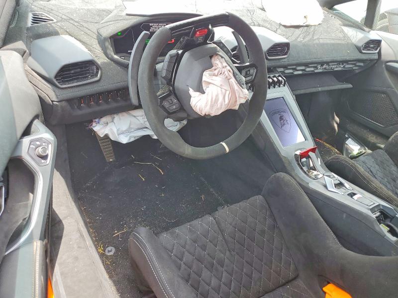 2023 Lamborghini Huracan VIN ZHWUA6ZX1PLA25445 COPART salvage auction — FRONT END, Tx - Salvage Vehicle Title, sold $126,000 on 2026-08-10 (photo 8)