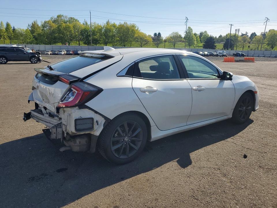 2020 Honda Civic VIN SHHFK7H69LU415845 COPART salvage auction — REAR END, Or - Salvage Title Certificate, sold $6,300 on 2026-07-06 (photo 3)