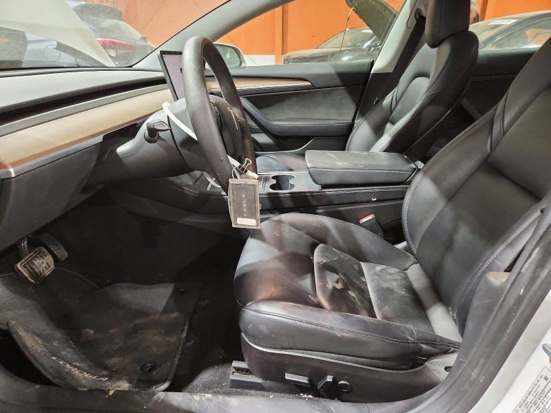 2022 Tesla Model 3 VIN 5YJ3E1EB4NF296213 COPART salvage auction — Rear End, AB - OOP - SALVAGE, sold $14,500 on 2026-07-06 (photo 7)