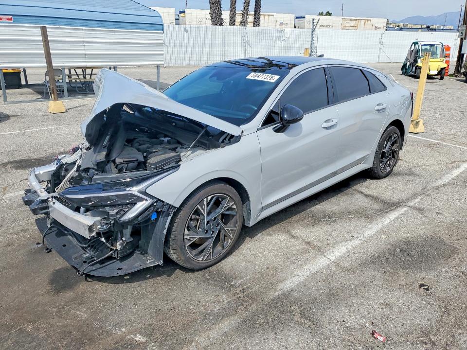 2025 Kia K5 VIN KNAG64J70S5395820 COPART salvage auction — FRONT END, Salvage Title, sold $4,700 on 2026-07-10 (photo 1)