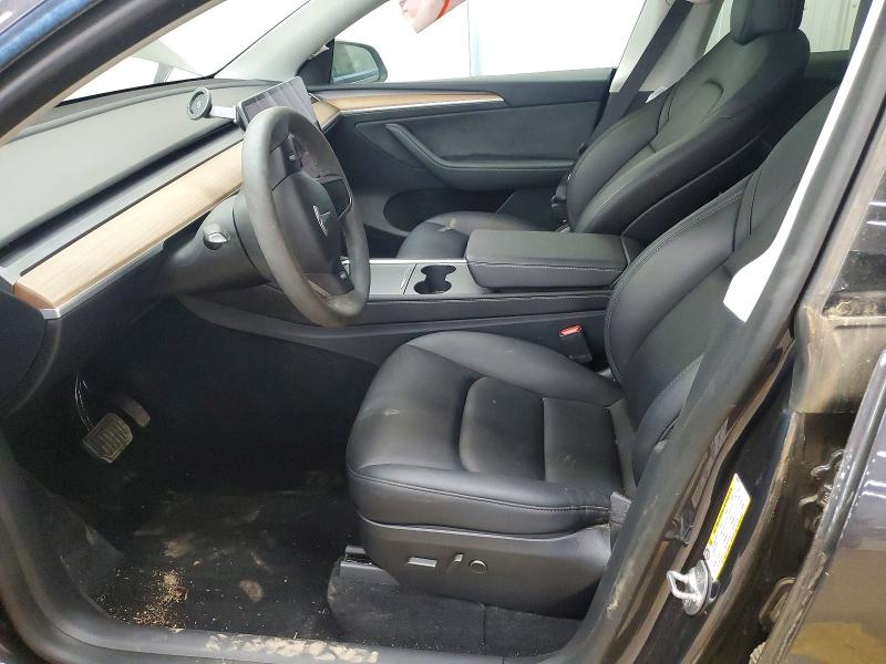 2024 Tesla Model y VIN 7SAYGDEE9RF988634 COPART salvage auction — SIDE, Nc - Salvage Certificate Of Title, sold $10,000 on 2026-07-15 (photo 7)