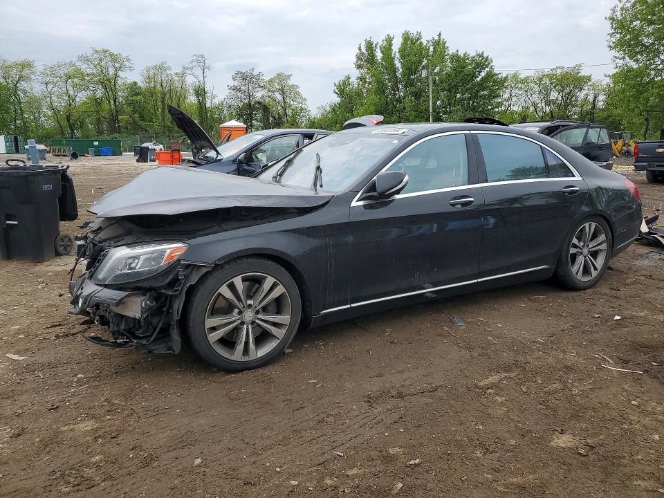 2016 Mercedes-benz S-klasse VIN WDDUG8FB5GA226016 COPART salvage auction — FRONT END, Md - Cert Of Salvage > 75% Damage, sold $3,050 on 2026-07-14 (photo 1)