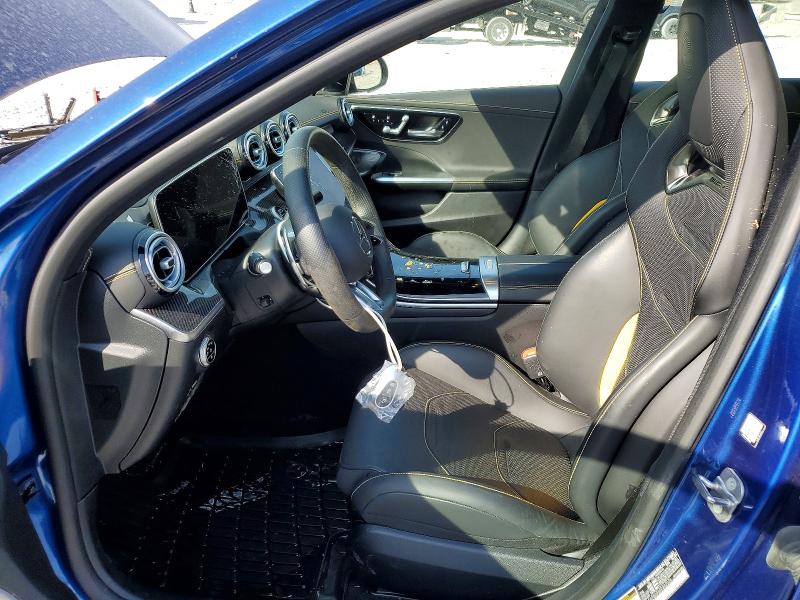 2024 Mercedes-benz C-klasse VIN W1KAF8AB6RR237074 COPART salvage auction — FRONT END, Ky - Cert Of Title-Salvage, sold $13,700 on 2026-07-31 (photo 7)